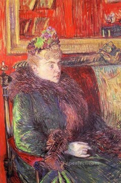  Madame Art - portrait of madame de gortzikolff 1893 Toulouse Lautrec Henri de